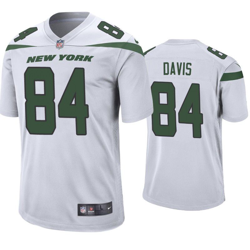 Men New York Jets #84 Corey Davis Nike White Game Player NFL Jersey